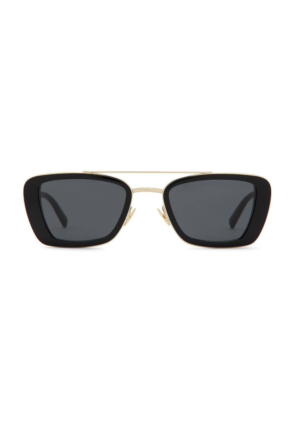 Saint Laurent Rectangular Sunglasses In Black