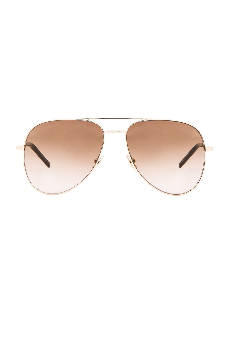 Image 1 of Saint Laurent Classic 11 Sunglasses in Endura Gold & Brown