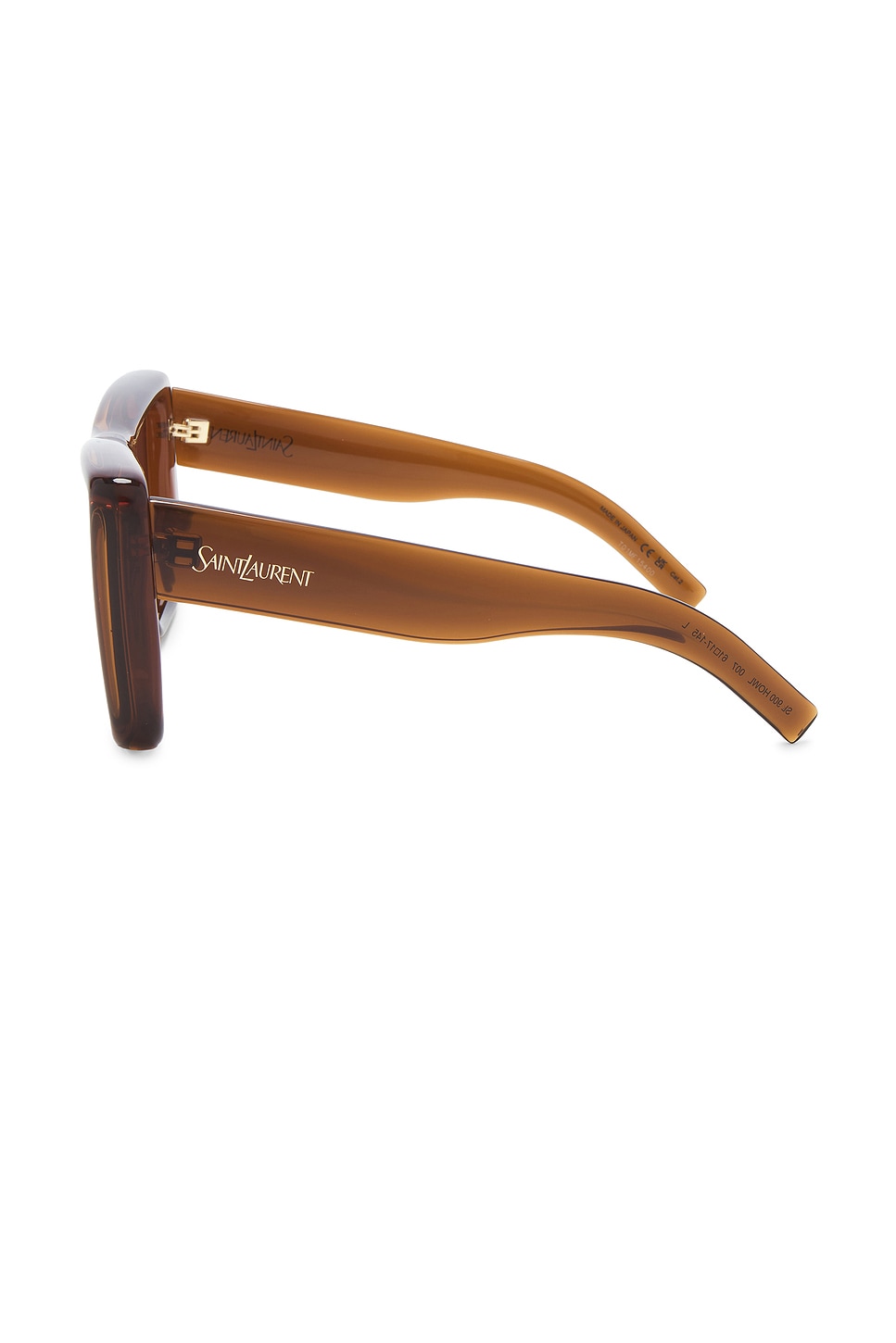 Saint Laurent Vintage Logo Plump Rectangular Sunglasses | Thumbnail 3