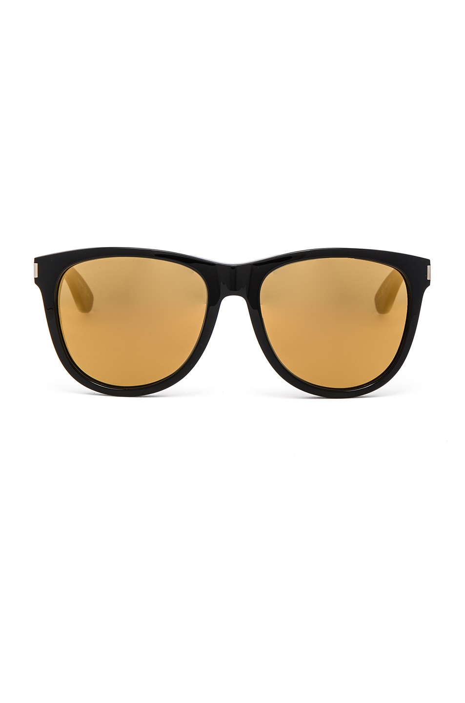 Image 1 of Saint Laurent SL 101 Surf Sunglasses in Black & Gold Mirror