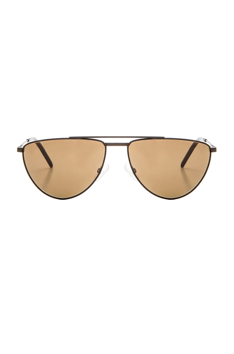 Image 1 of Saint Laurent 18 Sunglasses in Matte Black & Brown