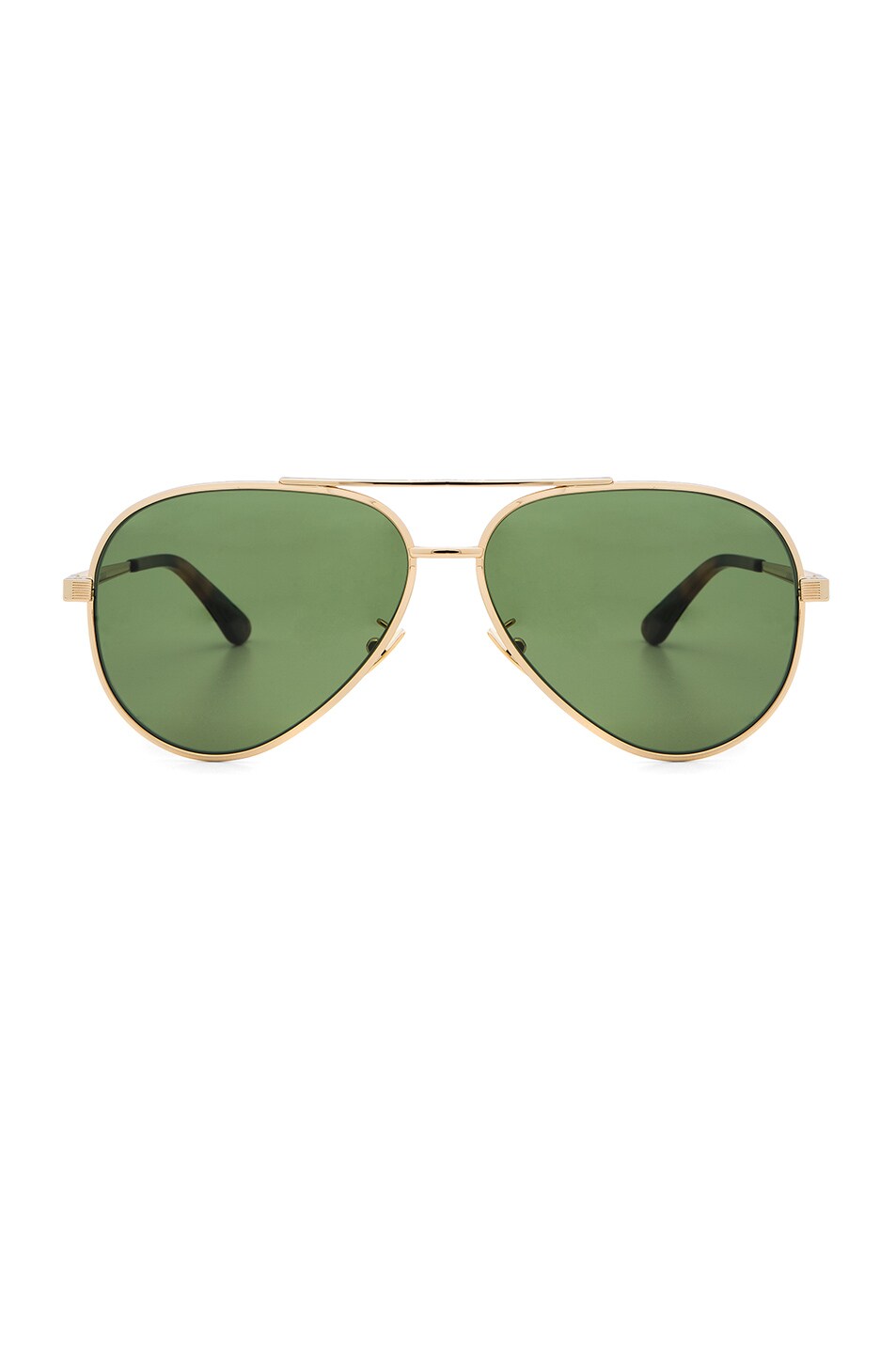 Image 1 of Saint Laurent Zero Aviator Sunglasses in Gold