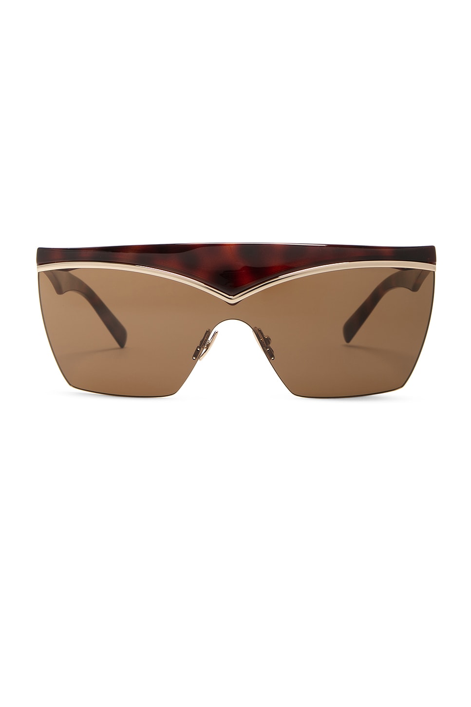 SL 614 Mask Sunglasses in Brown