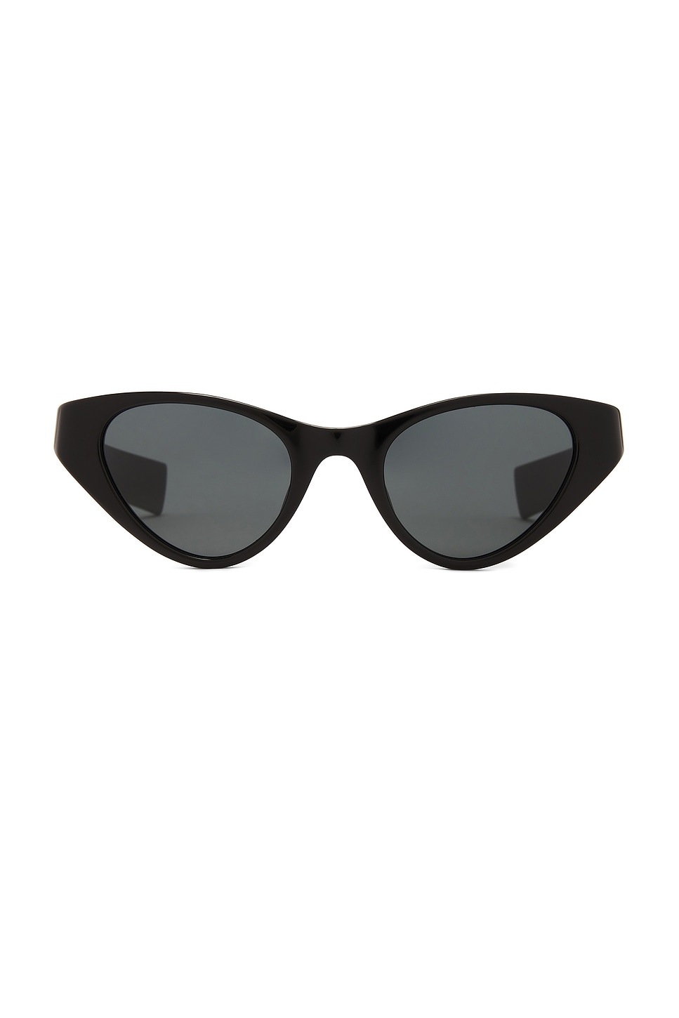 Shop Saint Laurent Cat Eye Sunglasses In Black