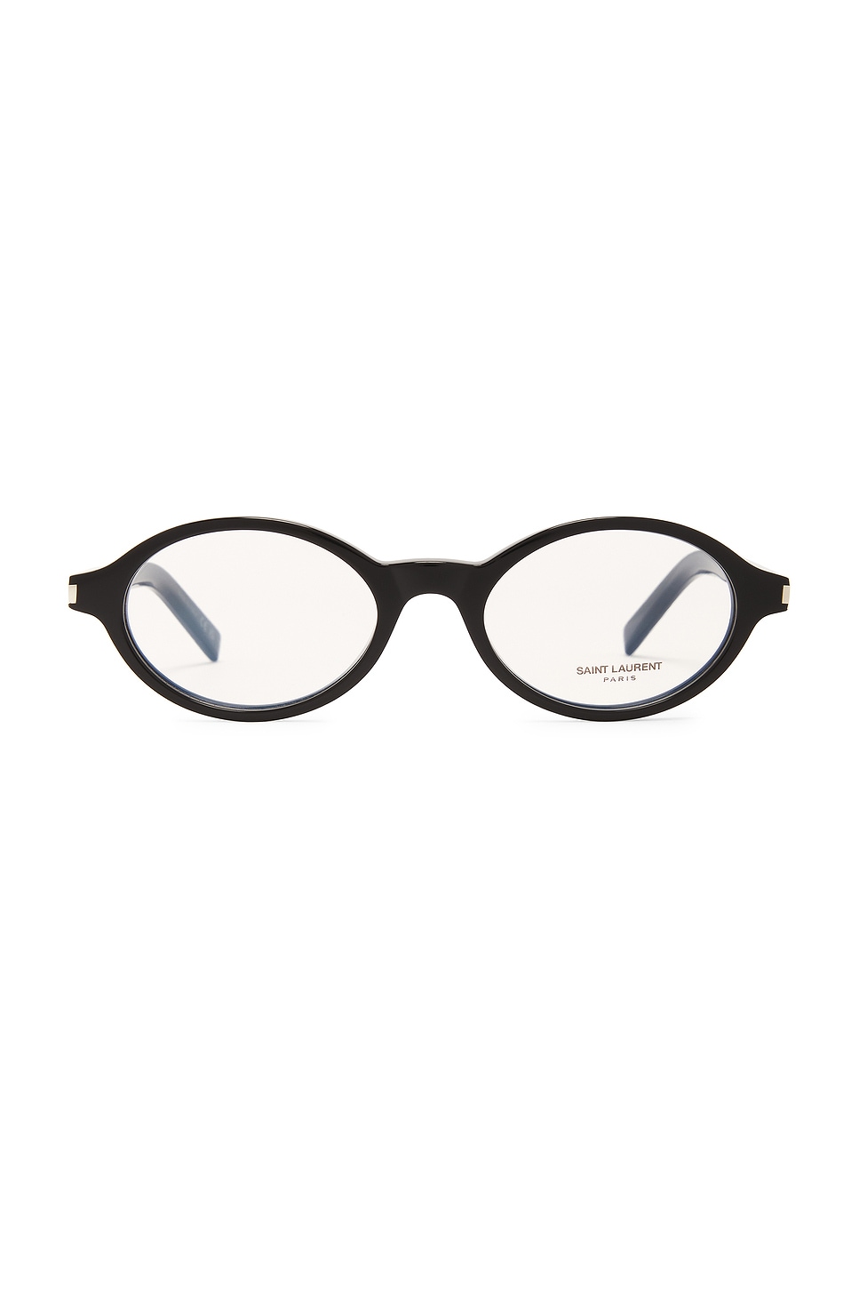 Shop Saint Laurent Jeanne Optical Eyeglasses In Black & Transparent