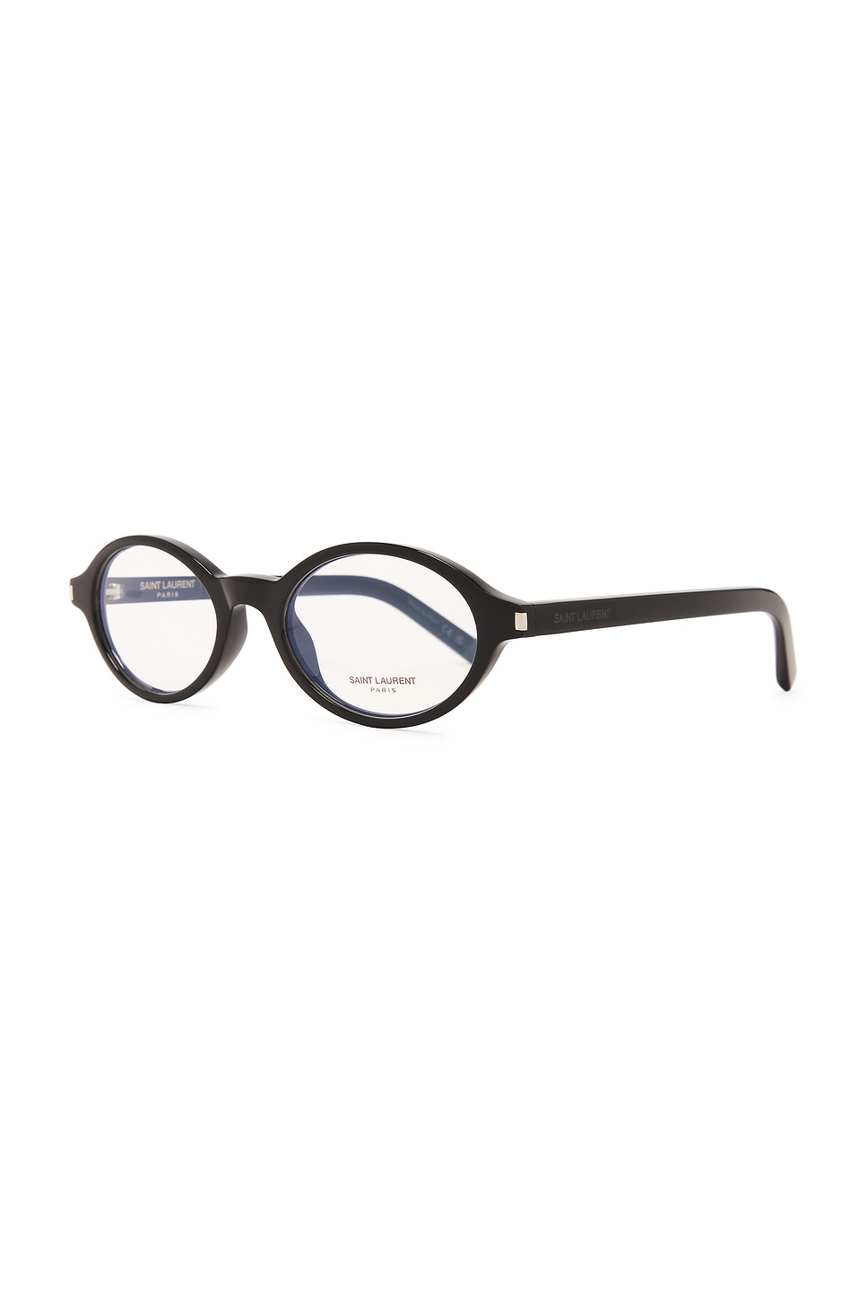 Shop Saint Laurent Jeanne Optical Eyeglasses In Black & Transparent