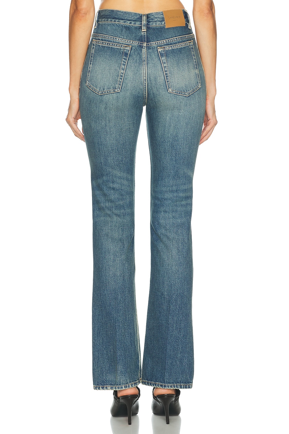 Saint Laurent New Clyde Flare Leg