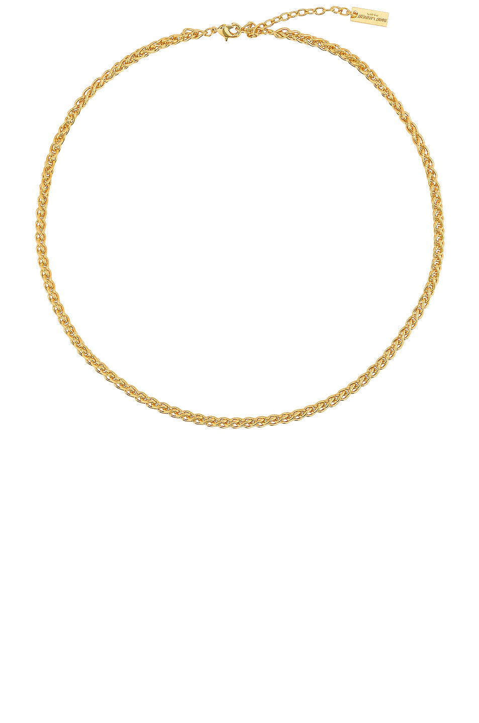 Image 1 of Saint Laurent Short Chain Necklace in Gold