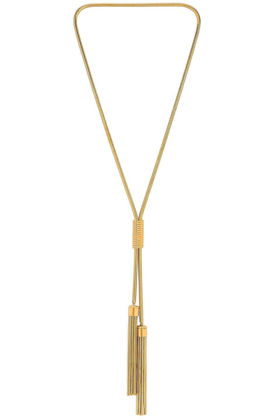 Image 1 of Saint Laurent Pom Pom Necklace in Gold