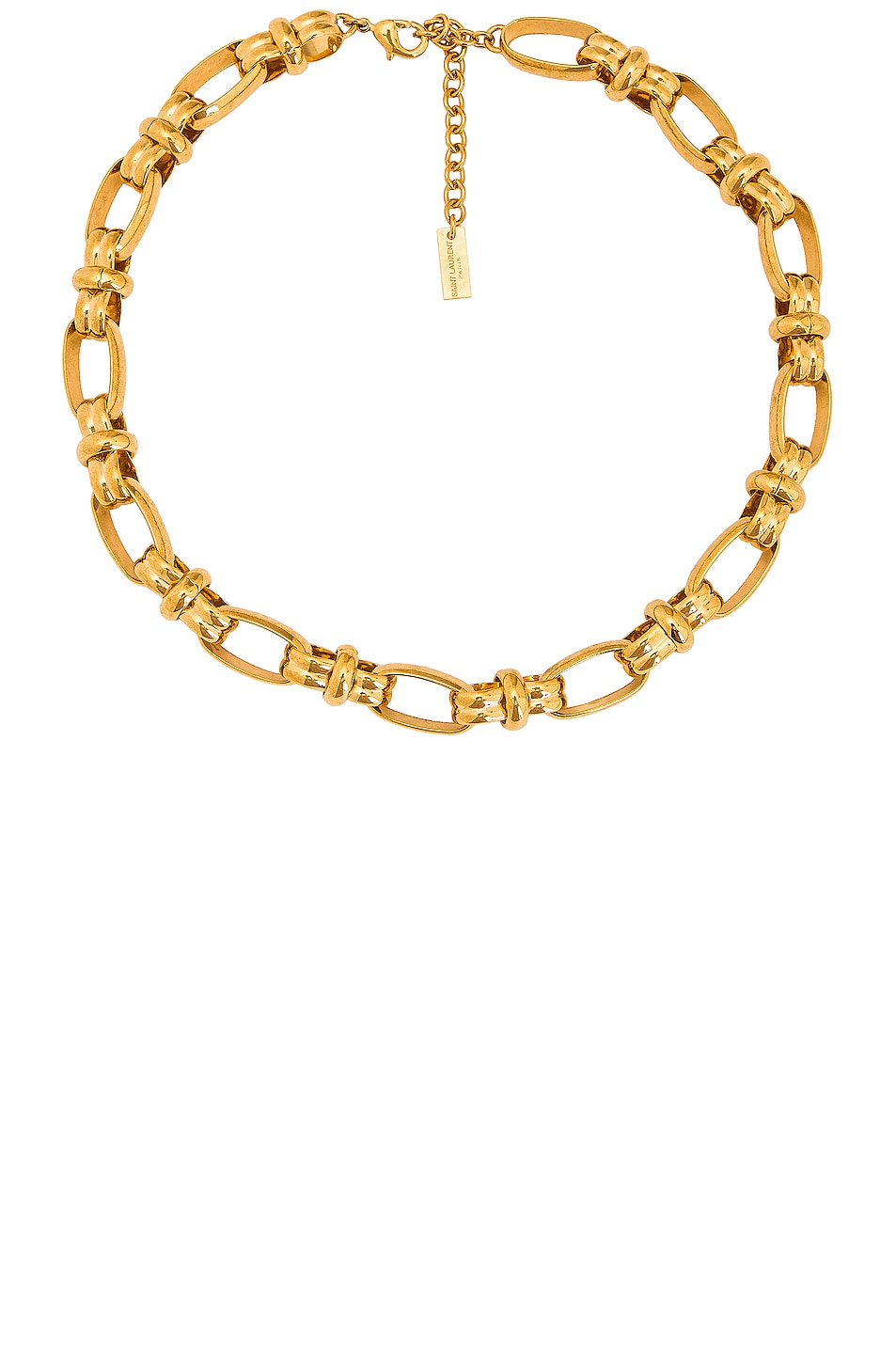 Image 1 of Saint Laurent Chain Necklace in Or Laiton