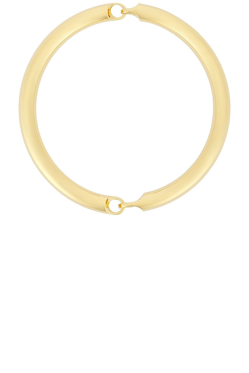 Image 1 of Saint Laurent Smooth Tube Necklace in Gold