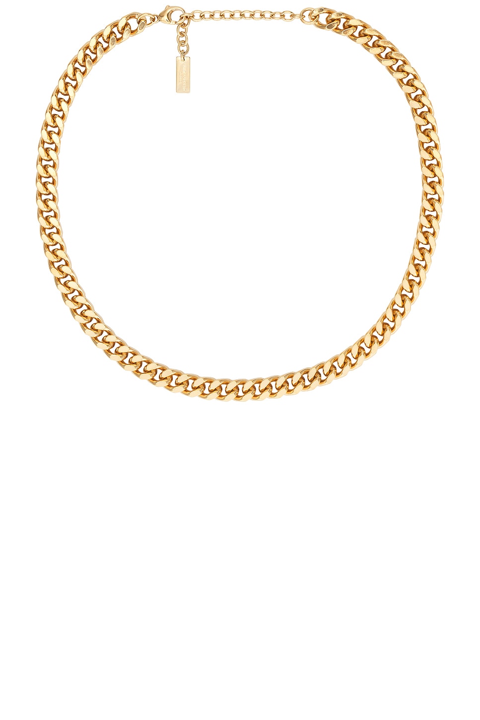 Image 1 of Saint Laurent Court Necklace in Or Laiton