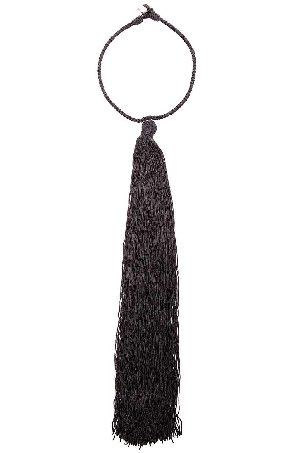 Image 1 of Saint Laurent Lolita Tassel Necklace in Black
