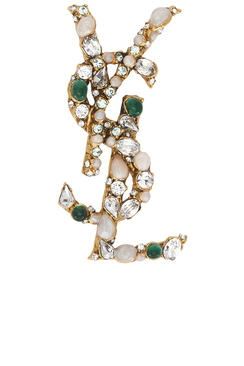 Saint Laurent YSL Fetiche Brooch - Women's Jewelry And Watches