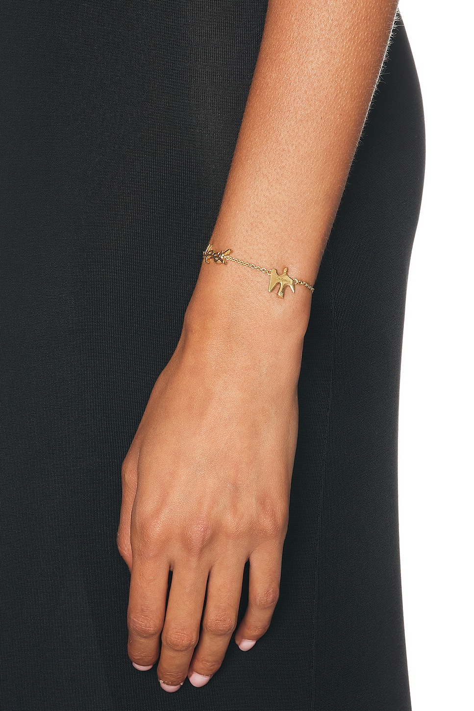 Thin YSL & Dove Bracelet
