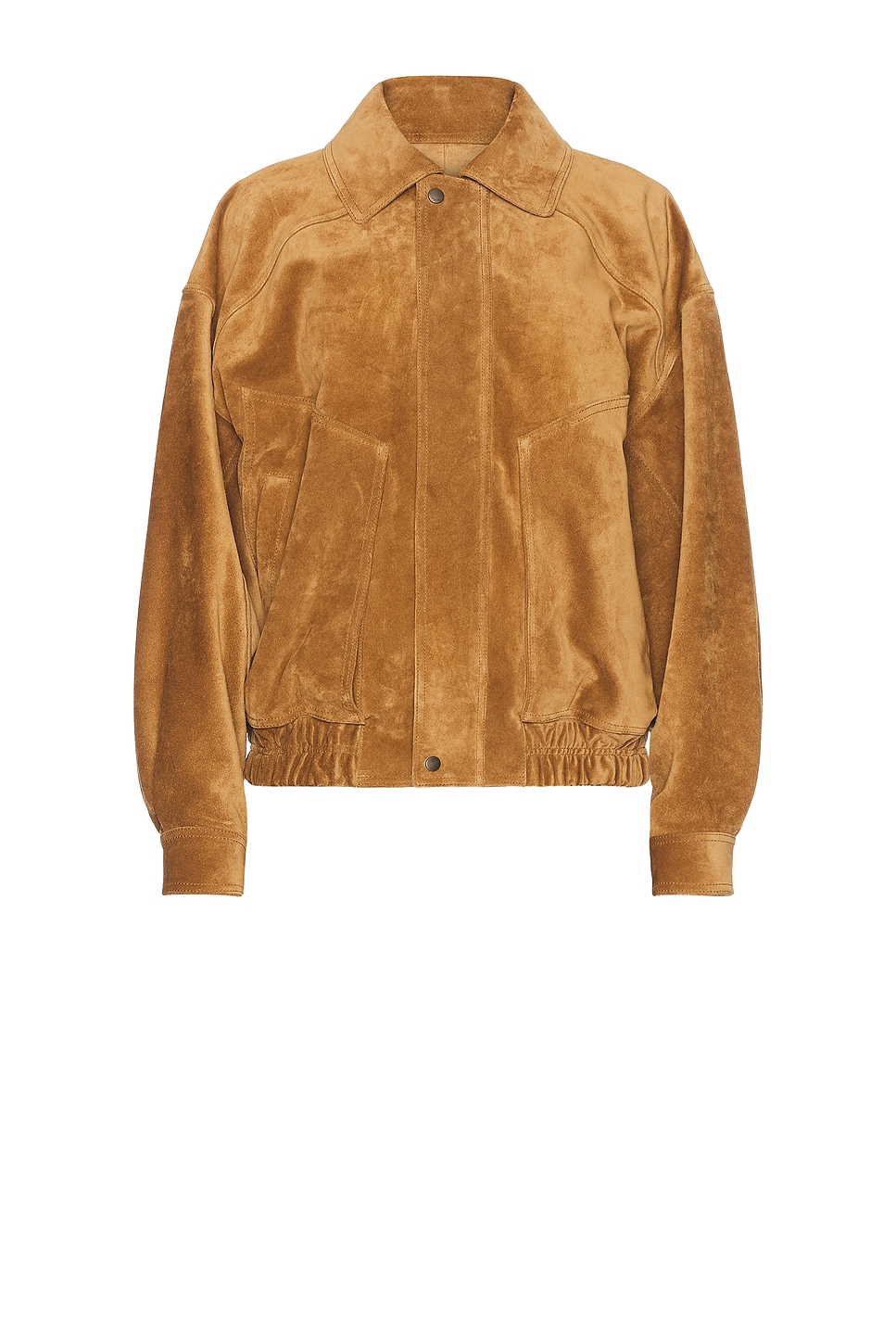 Suede Bomber Jacket