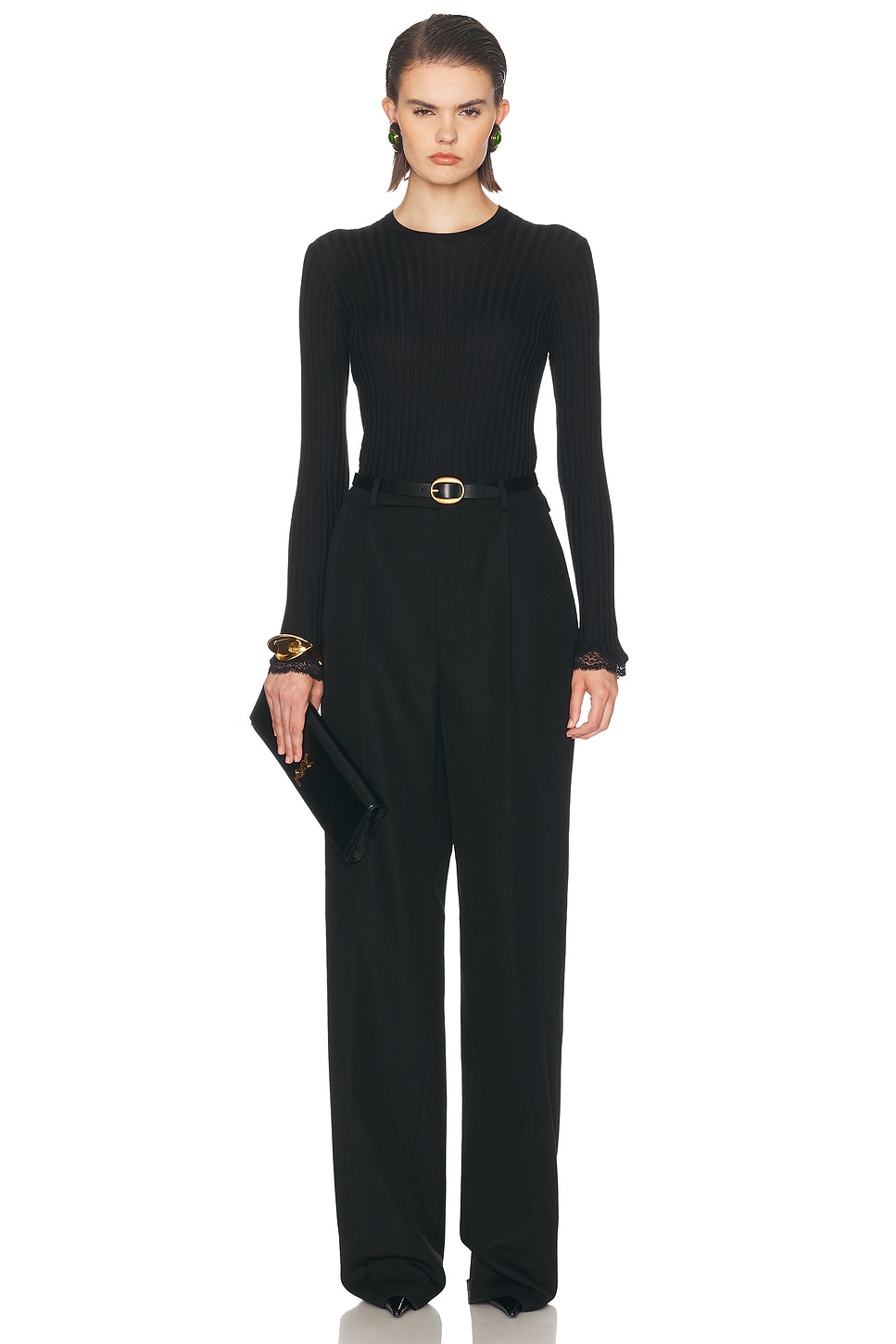 Saint Laurent Straight Leg Pant