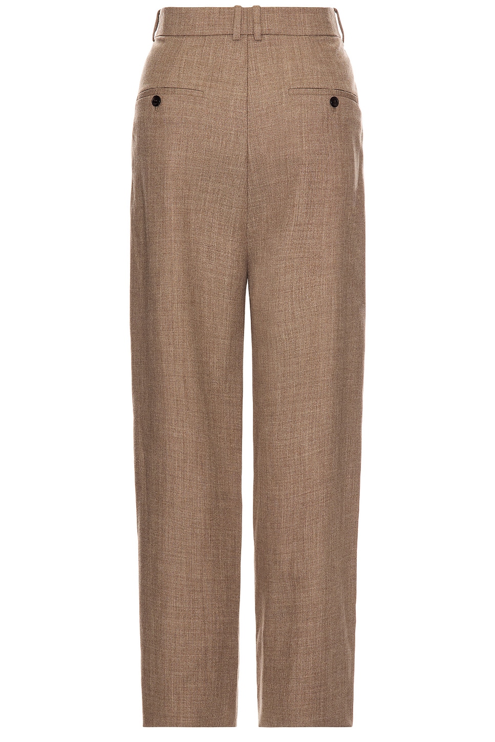 Saint Laurent Tapered Trouser In Brown