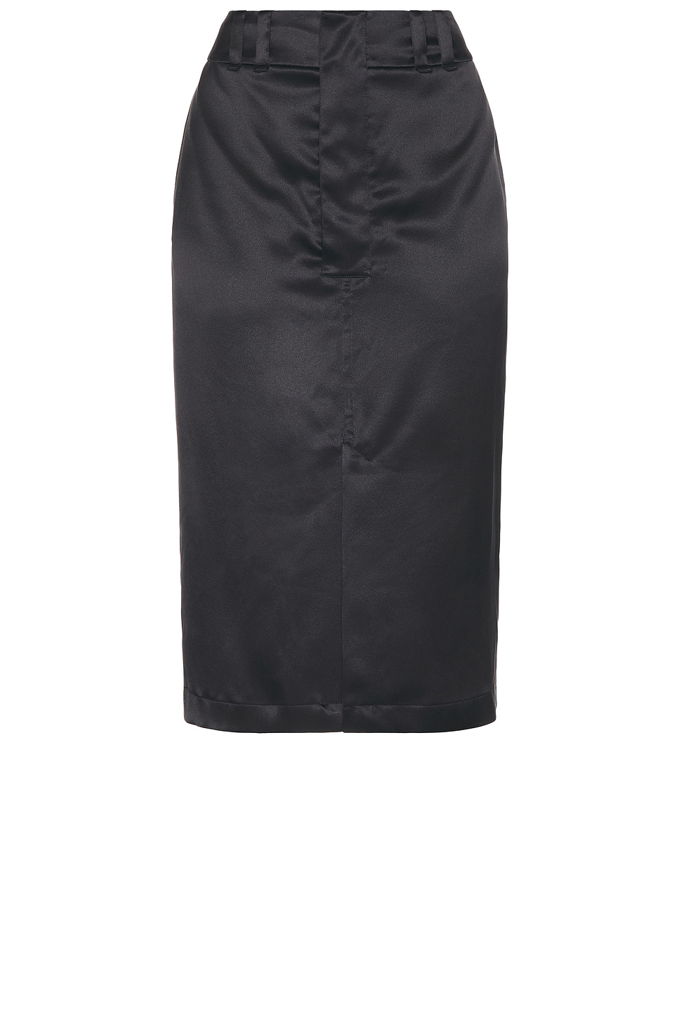 Satin Pencil Skirt