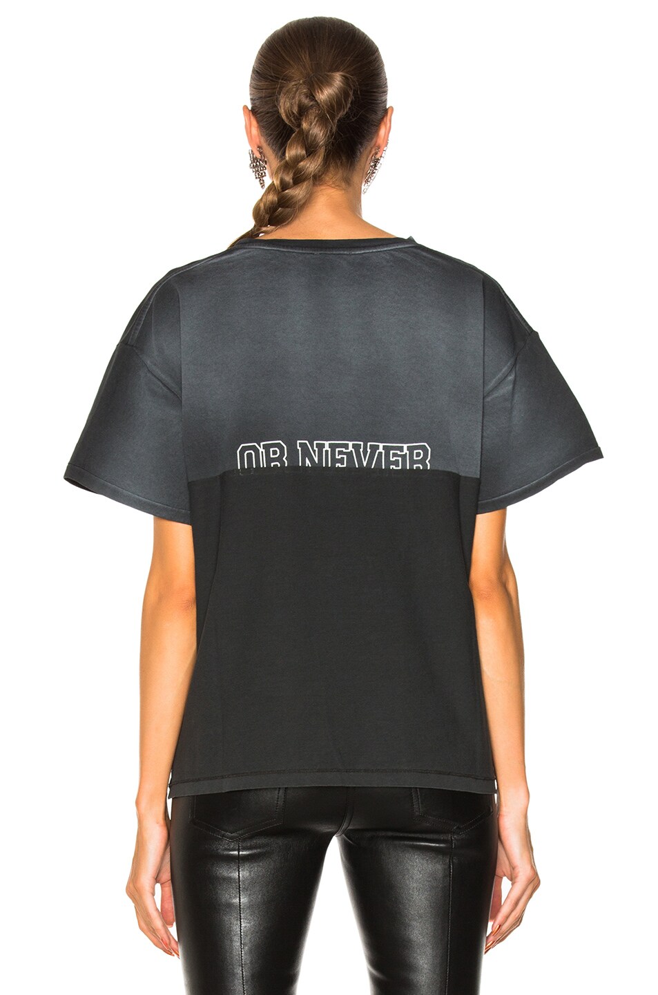 Laurent Contrast Panel T Shirt Gray Modesens laurent contrast panel t shirt gray modesens