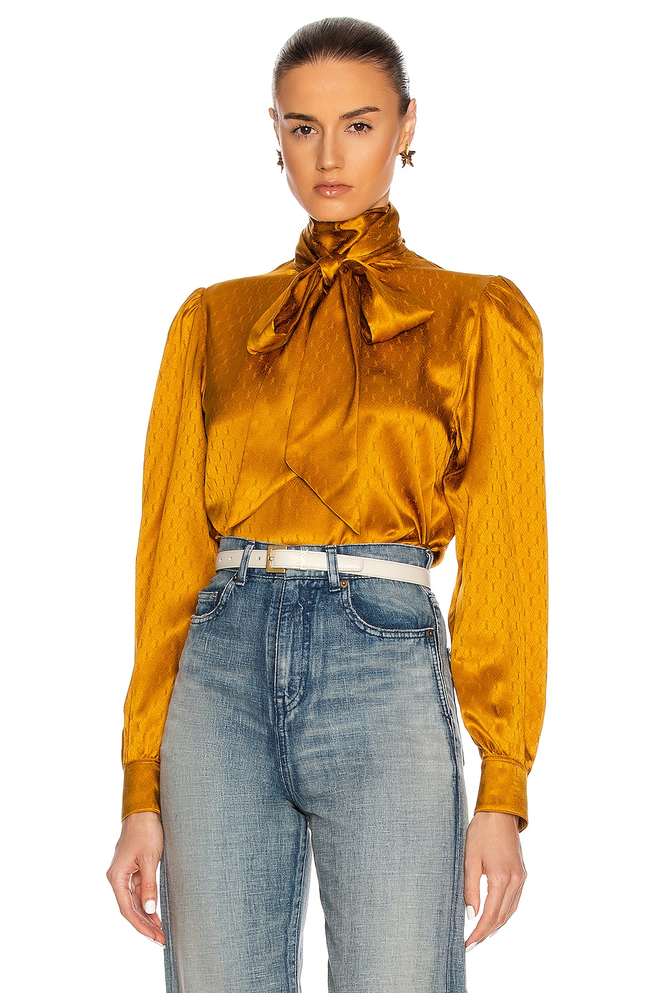 Image 1 of Saint Laurent ia Blouse in Moutarde