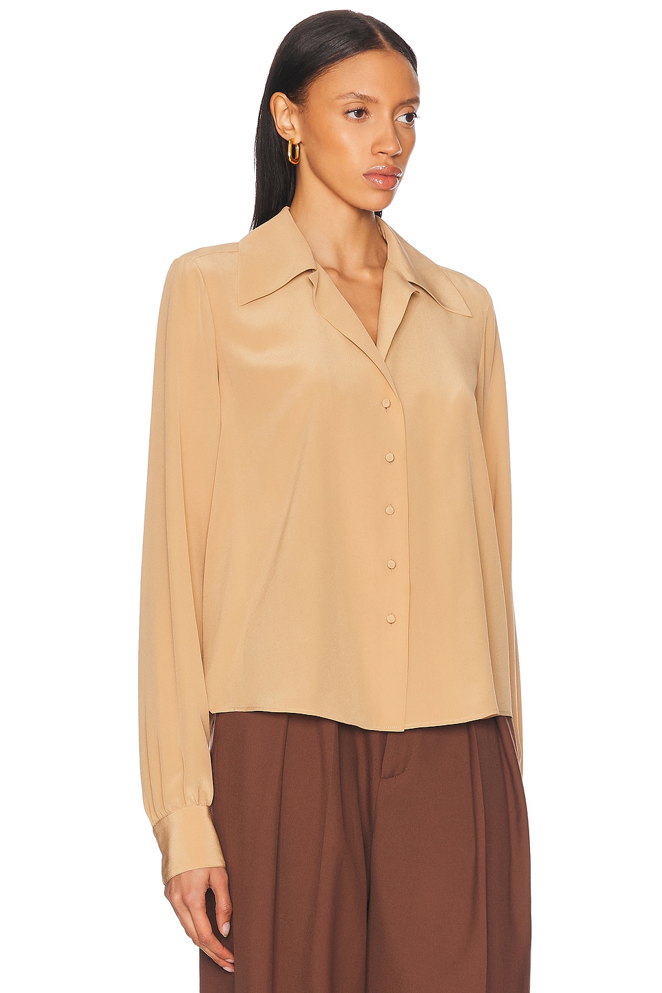 Saint Laurent Button Up Top