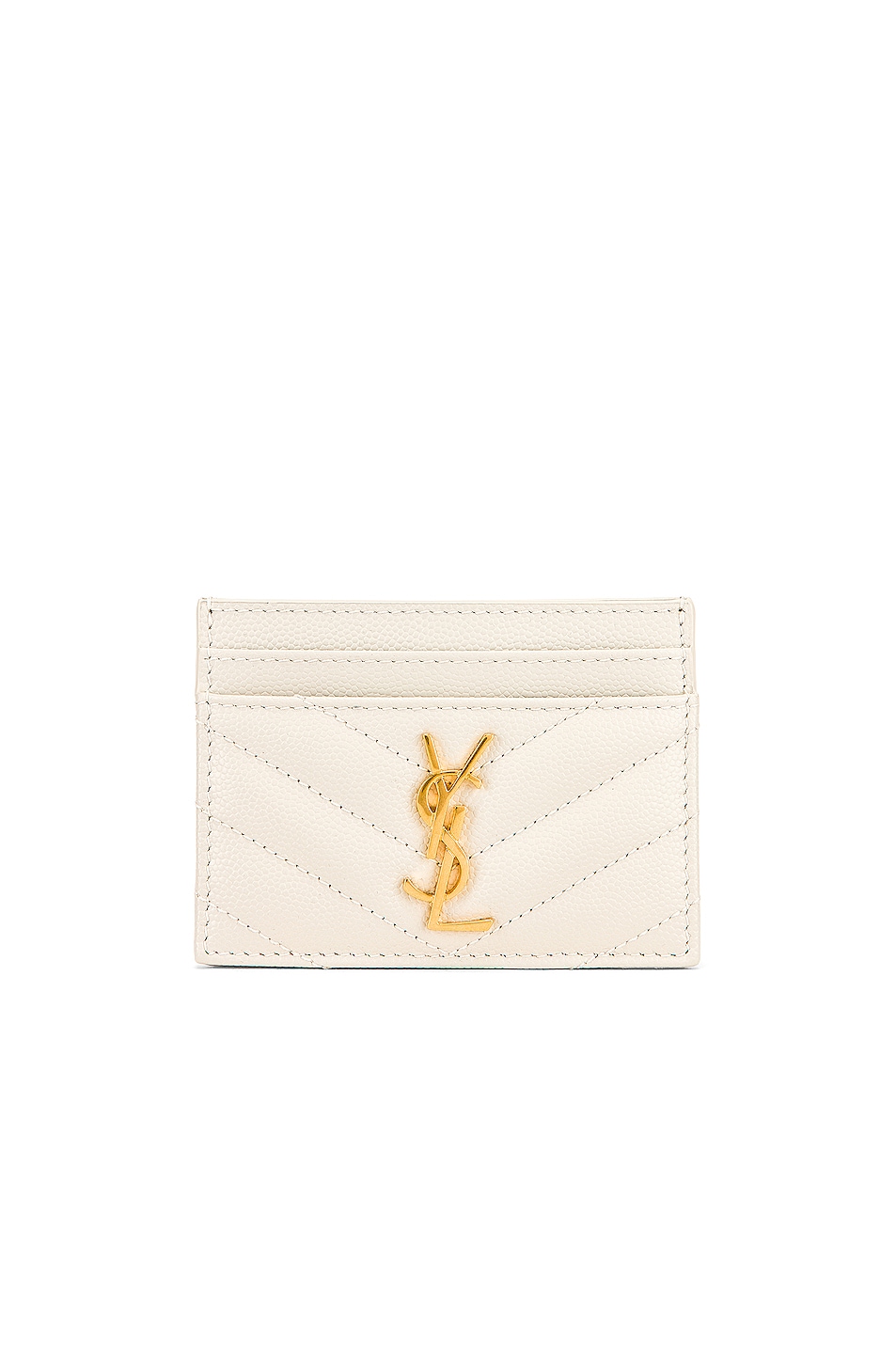 Saint Laurent Monogramme Quilted Credit Card Case