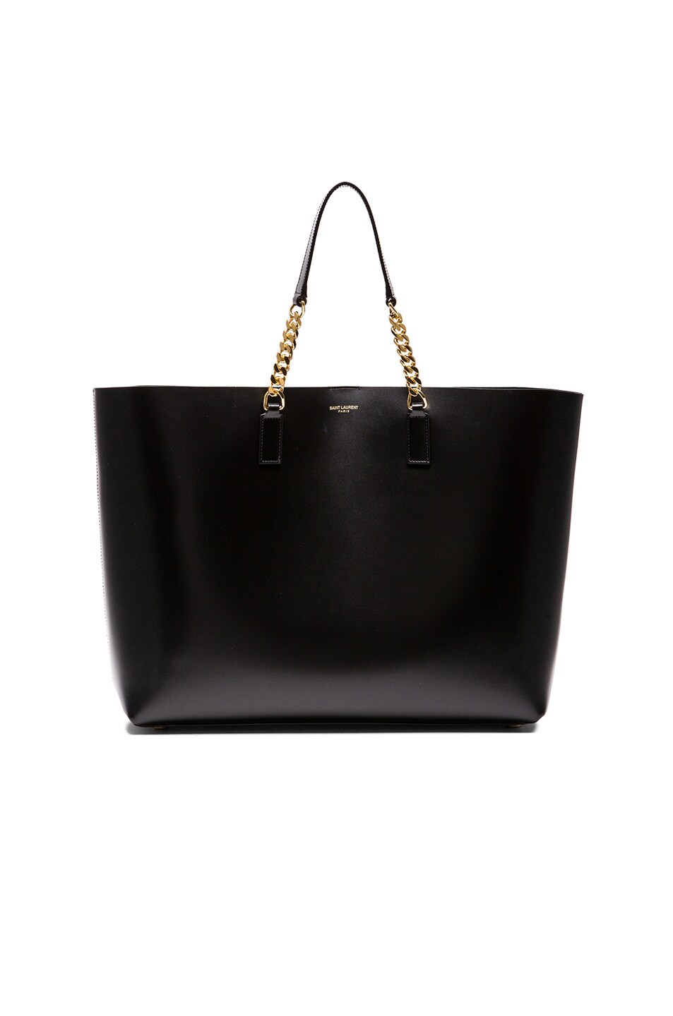 Image 1 of Saint Laurent Monogram Shopping Bag in Black