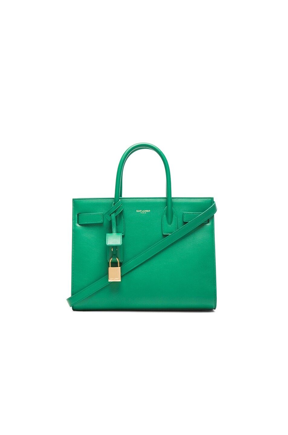 Image 1 of Saint Laurent Baby Sac De Jour Carryall Bag in Green