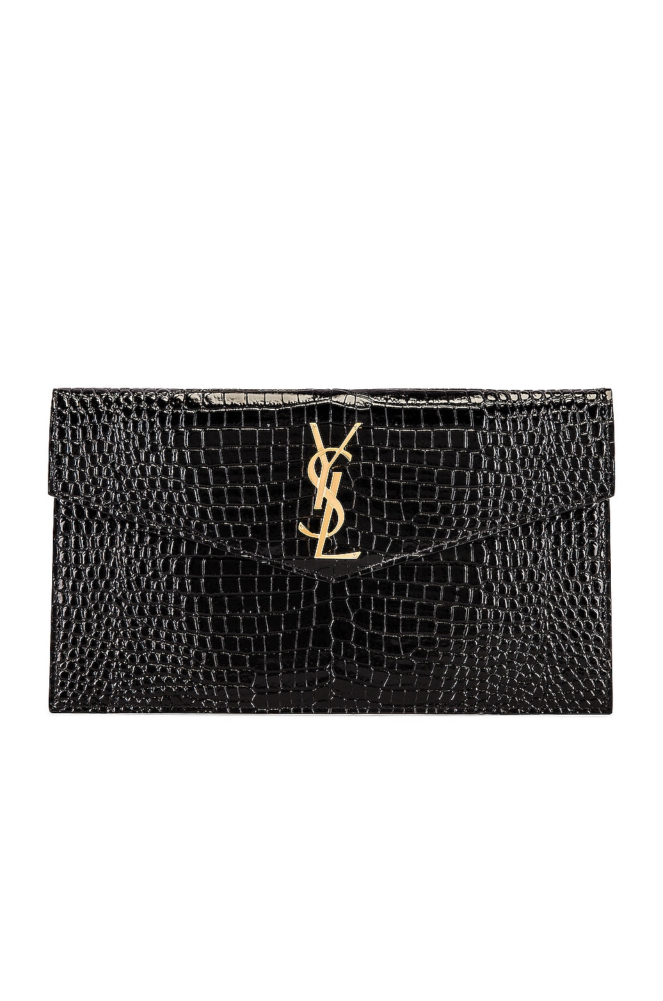 Saint Laurent Medium Uptown Pouch in Black