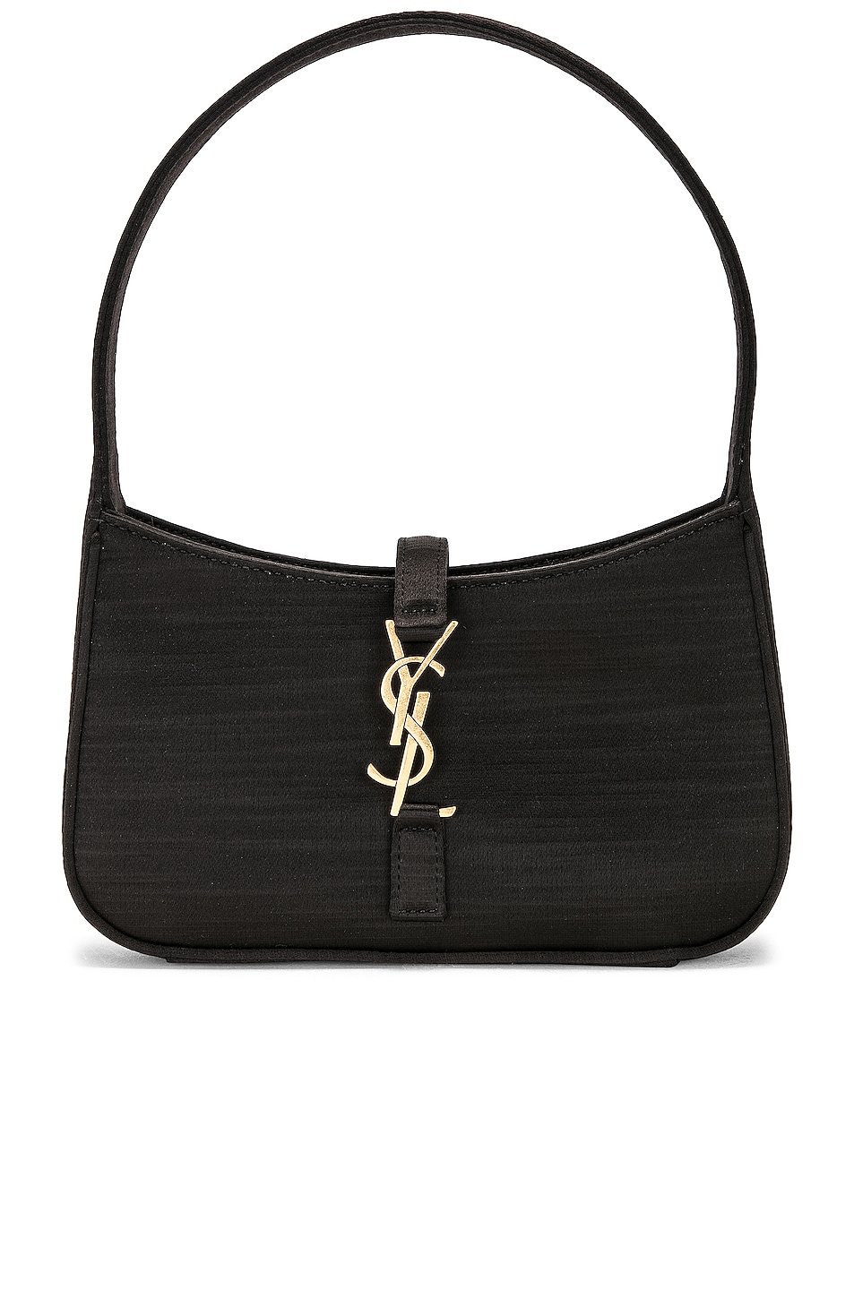 Saint Laurent Mini Satin Le 5 A 7 Tri Metal Bag