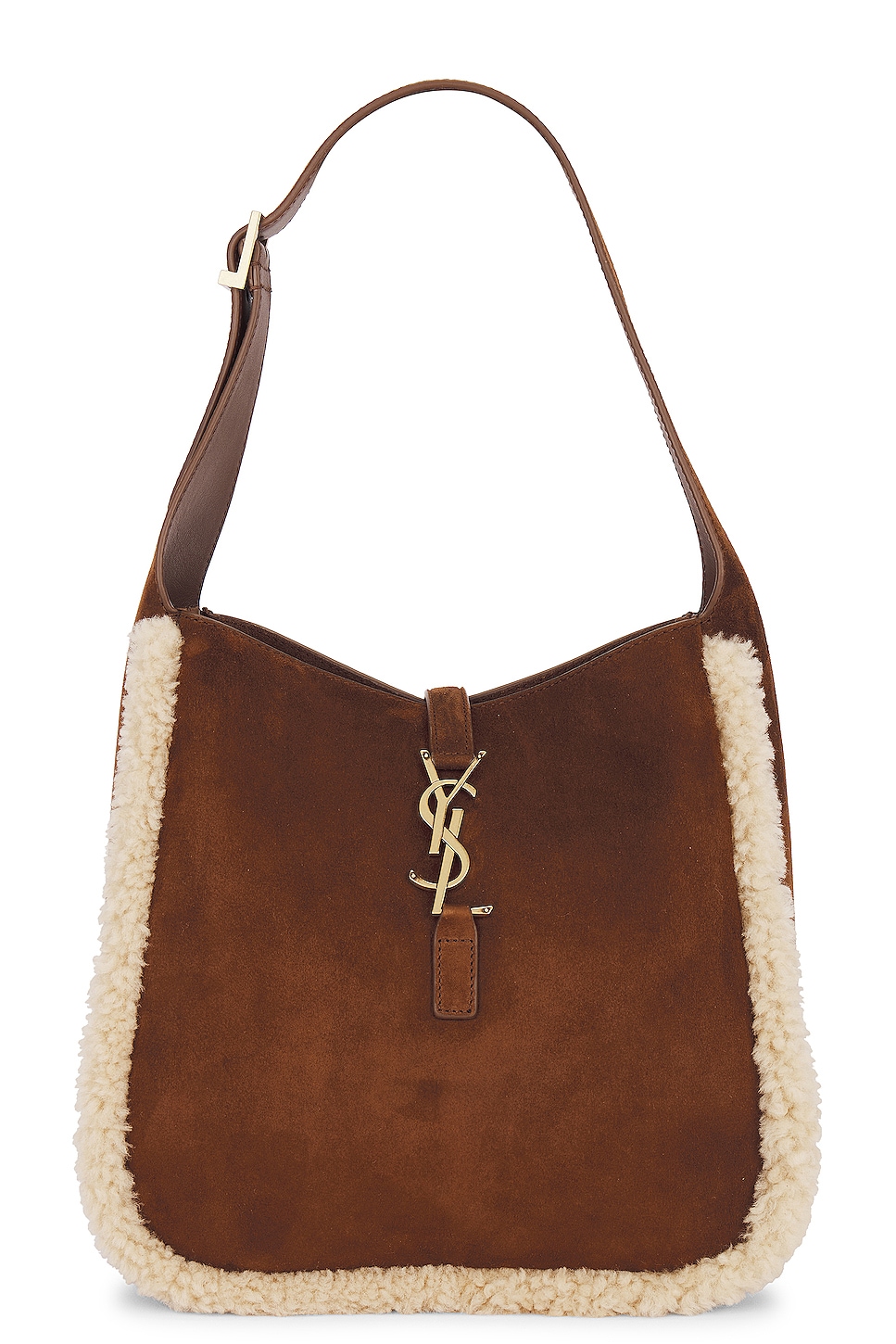 Small Le 5 A 7 Hobo Bag in Chocolate