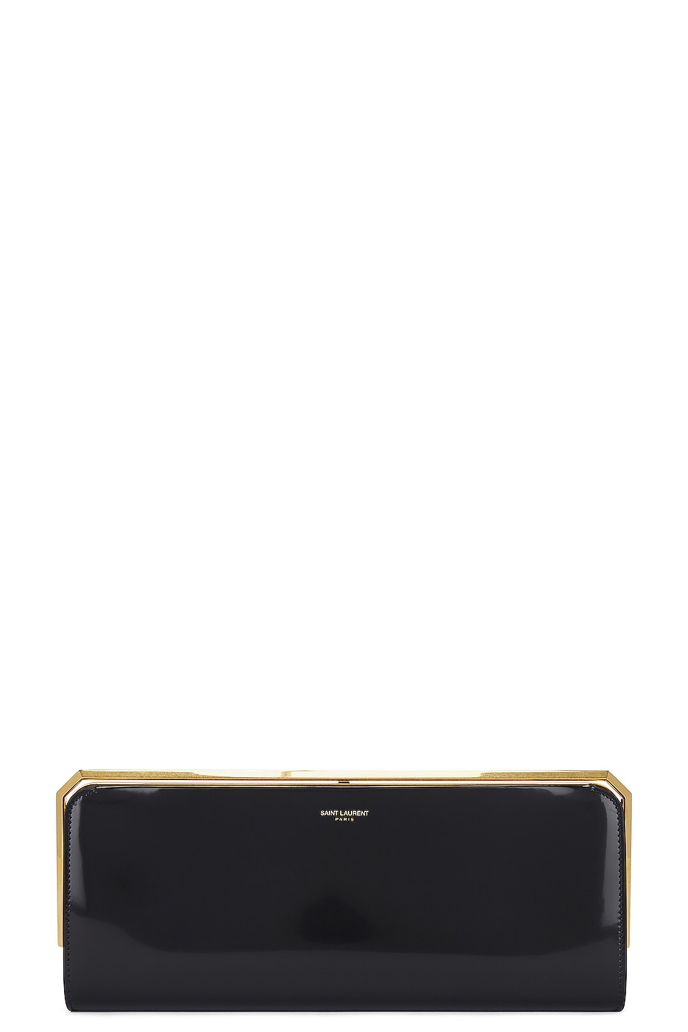 New Minaudiere Charniere Clutch in Black