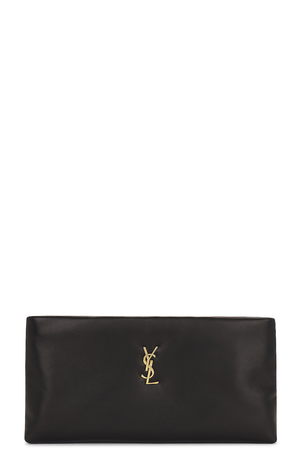 Calypso Long Zipped Pouch in Black