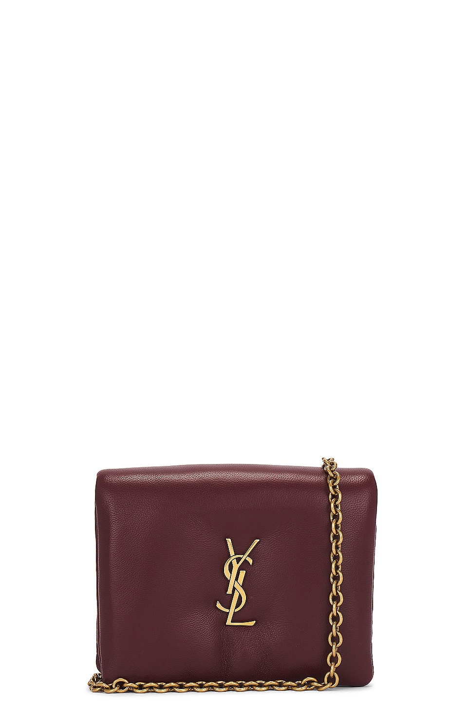 Calypso Card Case On Chain Bag in Burgundy