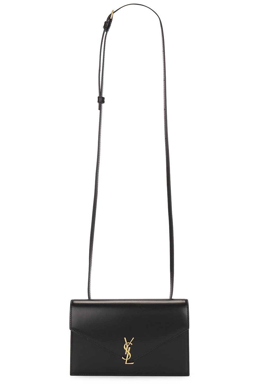 Mini Envelope Crossbody Bag in Black