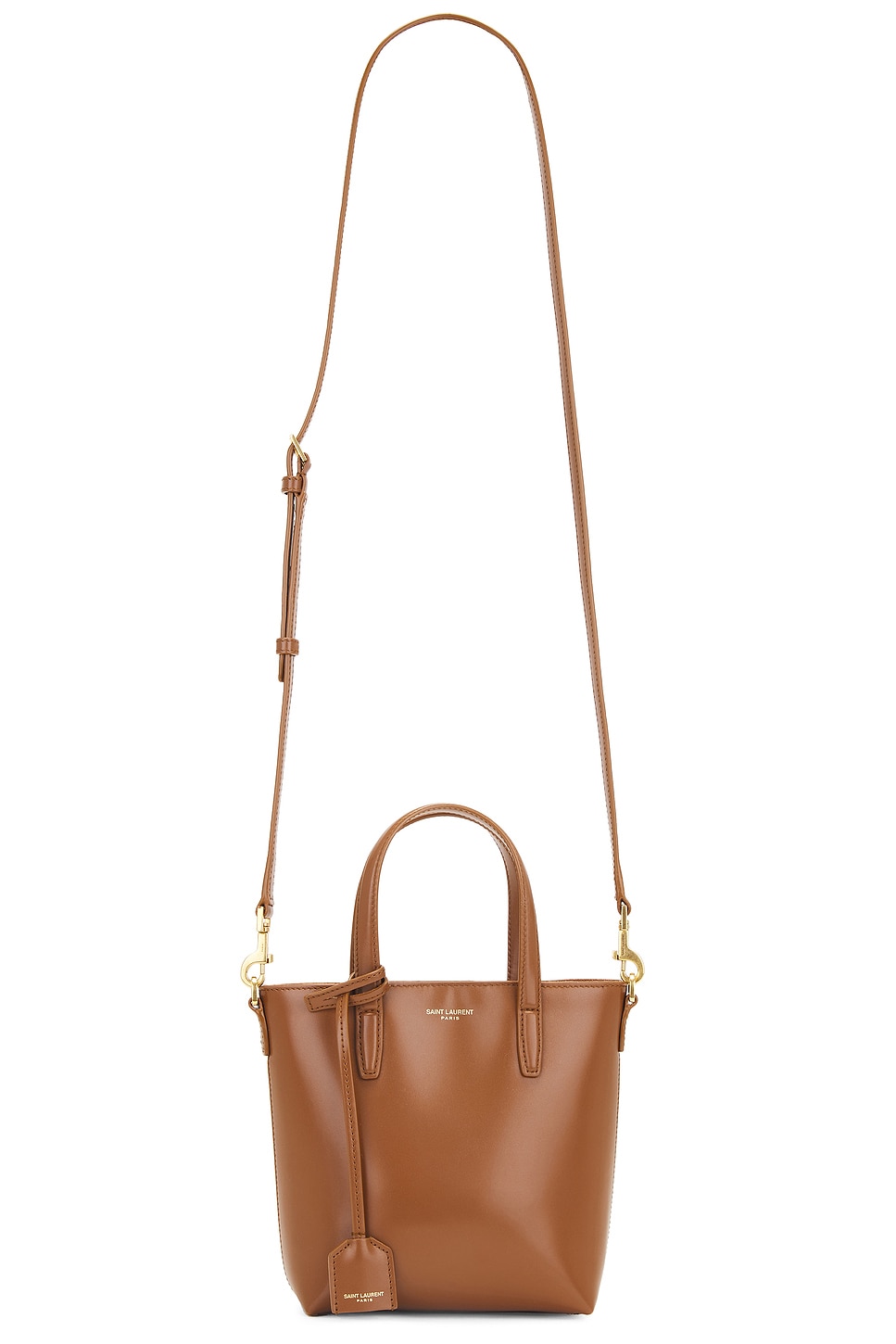 Mini Toy Shopping Bag in Brown