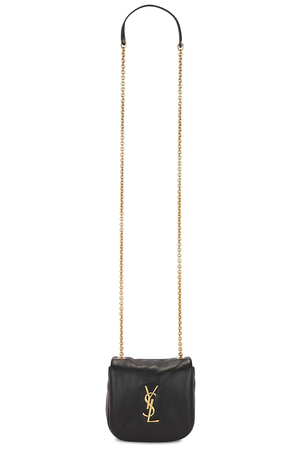 Shop Saint Laurent Nano Jamie 4.3 Chain Bag In Nero