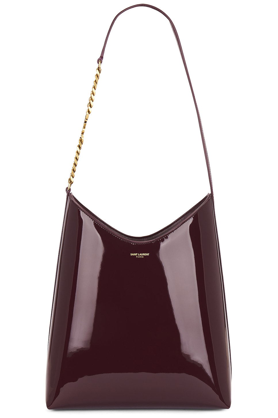 Saint Laurent Rendez-vous Shoulder Bag In Dark Red Wine