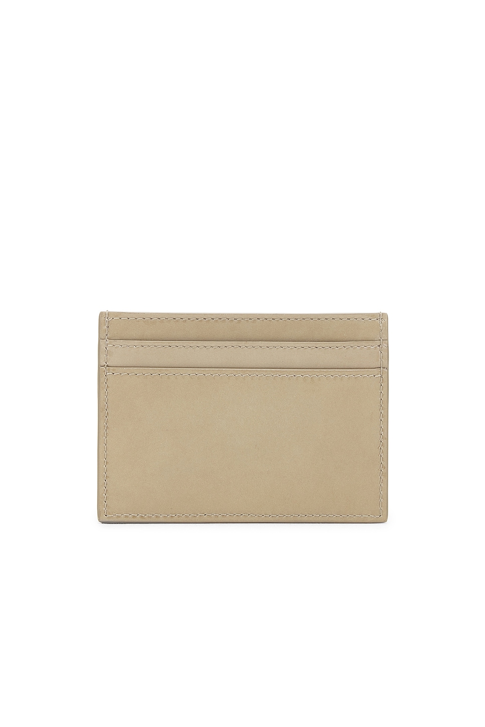 Shop Saint Laurent Credit Card Case In Soft Sage