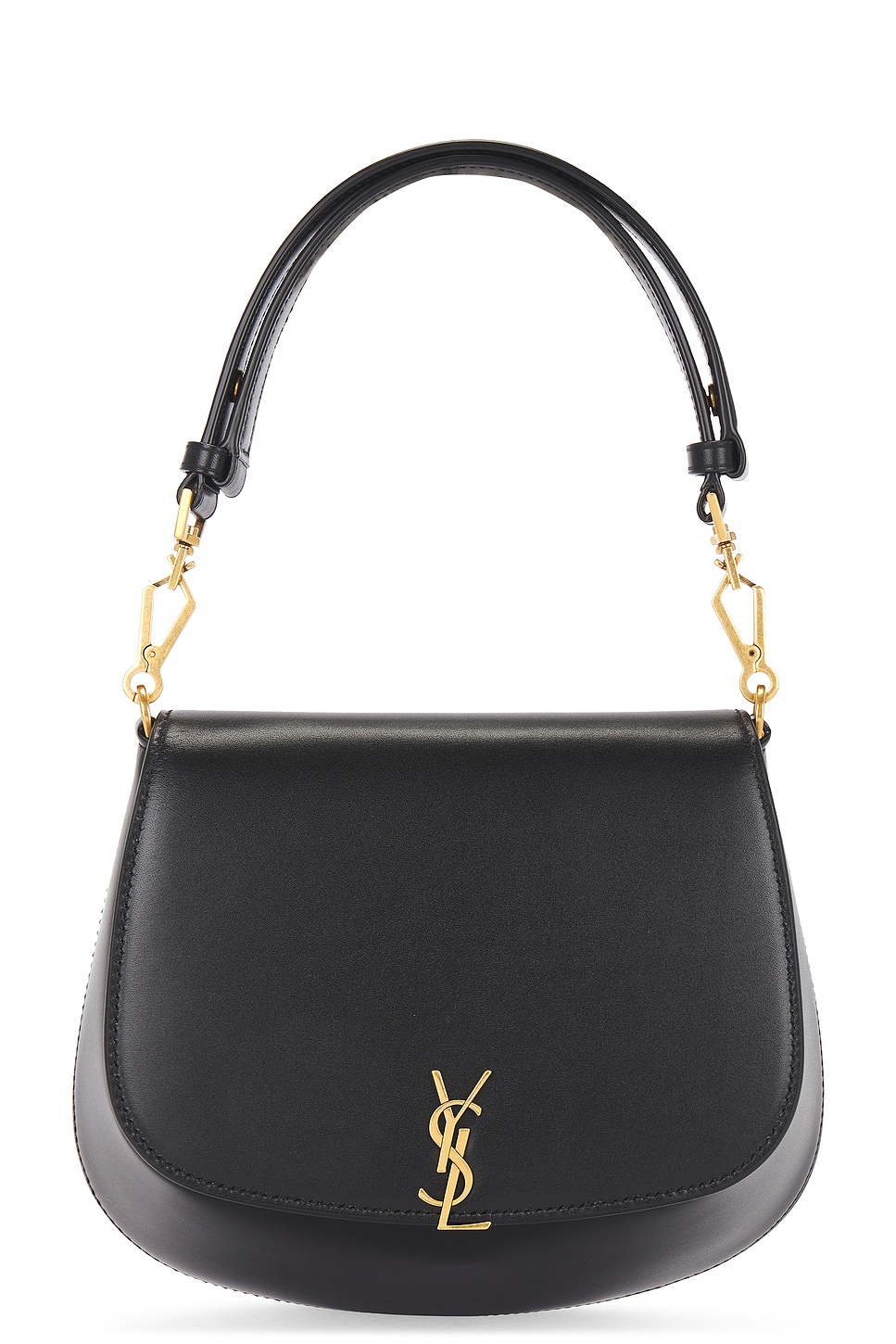 Saint Laurent Mini Top Handle Bag In Nero