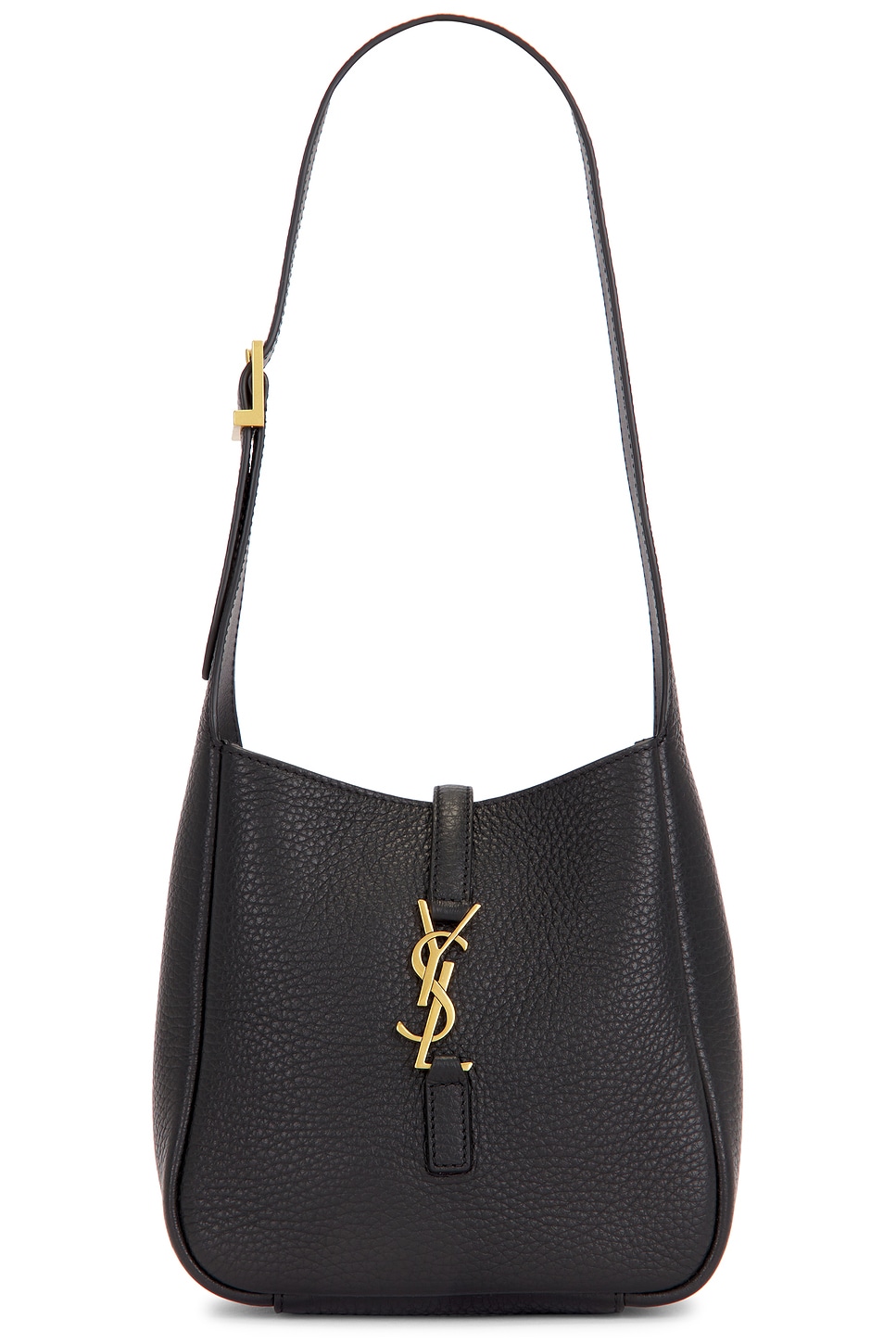 Shop Saint Laurent Mini Le 5 A 7 Supple Shoulder Bag In Nero