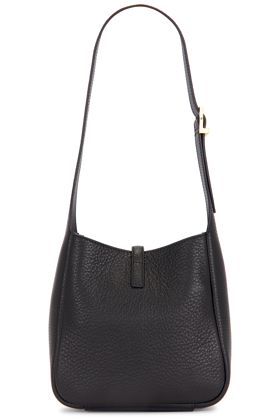 Shop Saint Laurent Mini Le 5 A 7 Supple Shoulder Bag In Nero