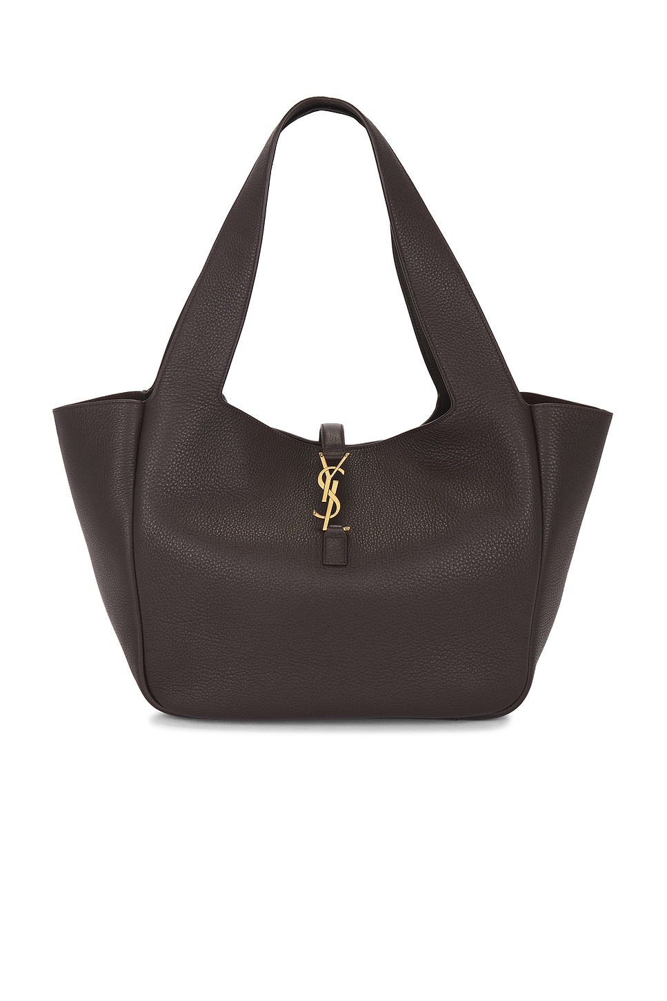 Shop Saint Laurent Bea Tote Bag In Sweet Choco