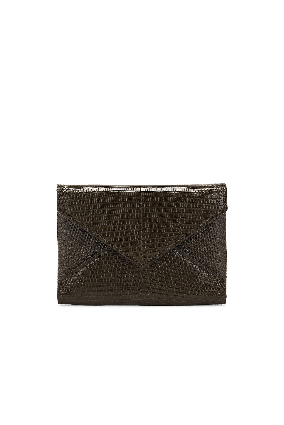 Lizard Credit Card Case in Brown