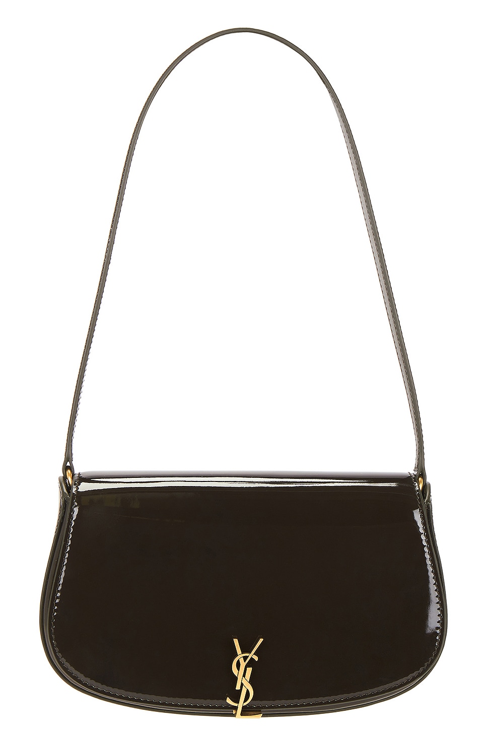 Saint Laurent Demi Lune Bag In Dark Vineyard Green