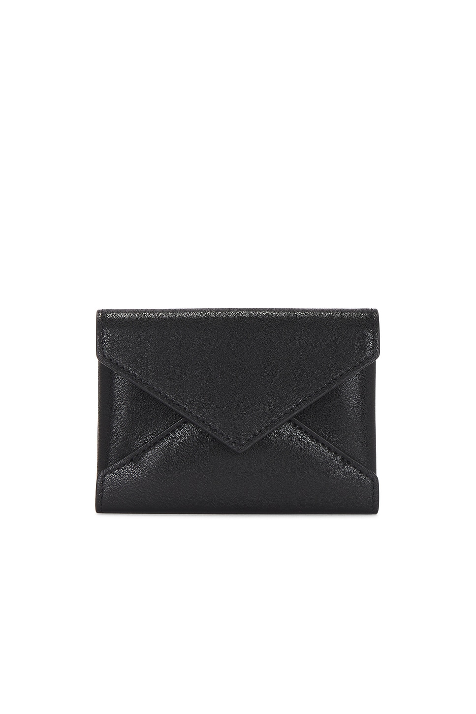 Flap Card Case in Black