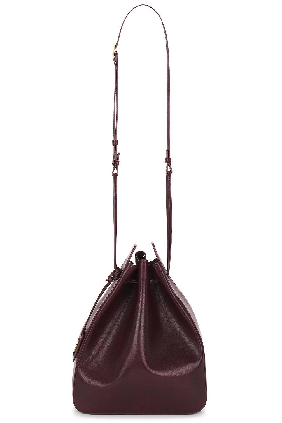 Large Bucket Bag in Wine