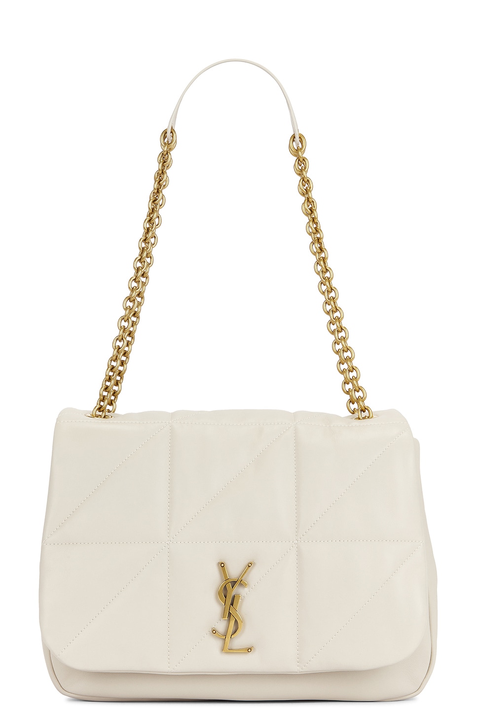 Saint Laurent Medium Jamie 4.3 Chain Bag In Crema Soft