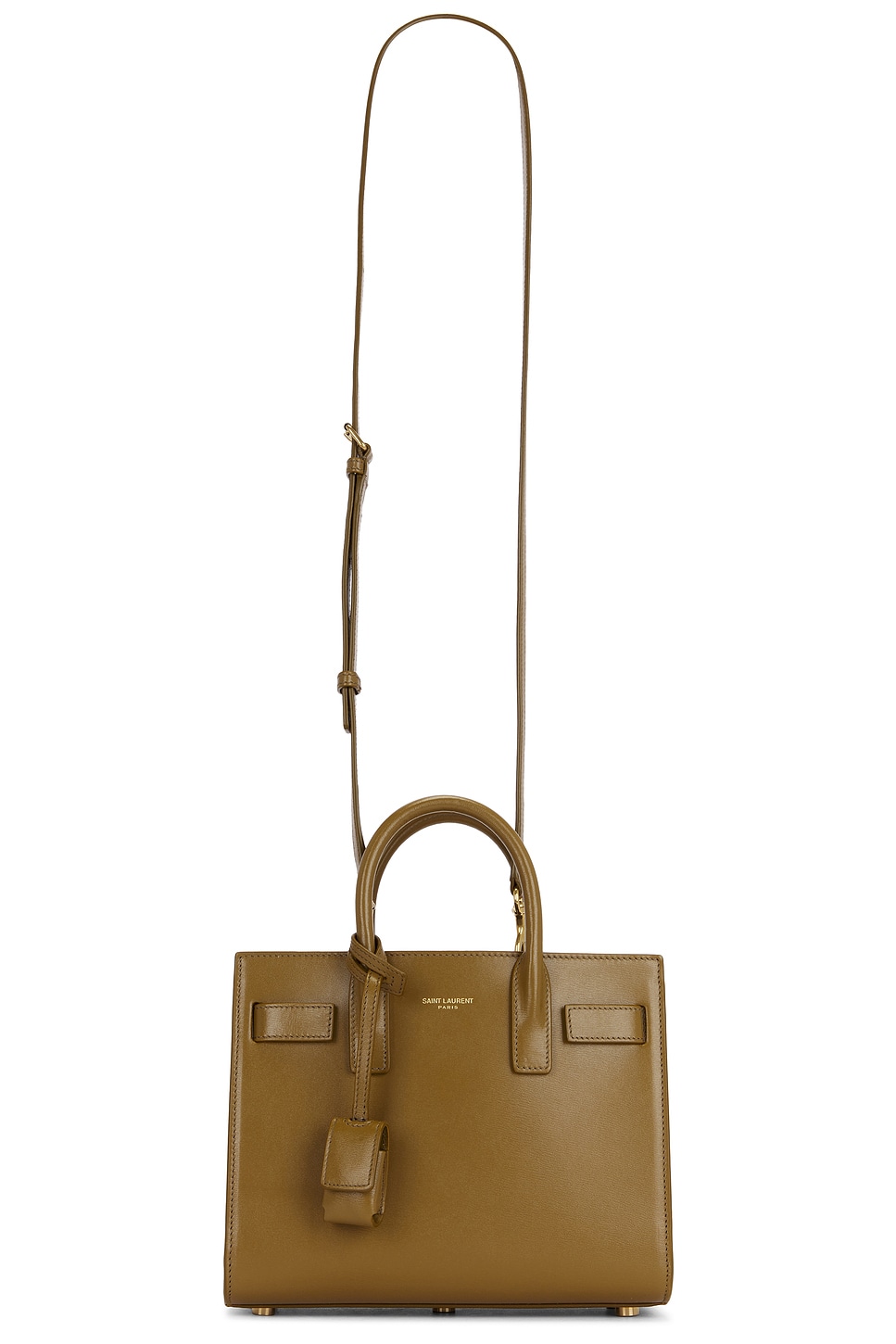 Saint Laurent Nano Sac De Jour Bag In Green Ink